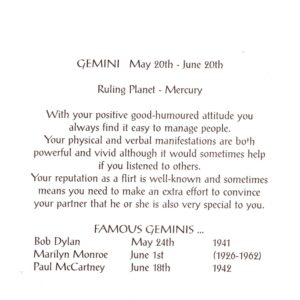 6416 Gemini – by Heron Zodiac