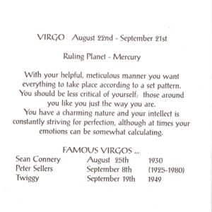 6419 Virgo – by Heron Zodiac