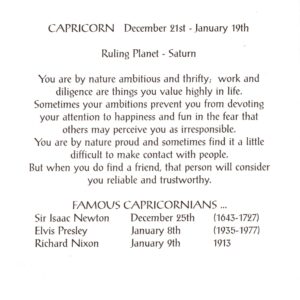 6423 Capricorn – by Heron Zodiac