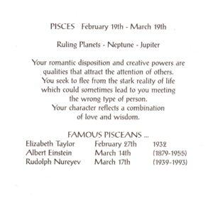 6425 Pisces – by Heron Zodiac